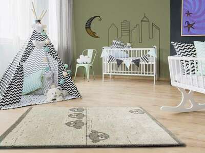 ALFOMBRA INFANTIL CRANBERRY 662 BLANCO
