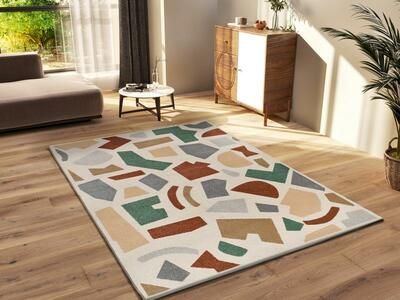 ALFOMBRA GEOMÉTRICA 12926 MULTICOLOR ALFOMBRA GEOMÉTRICA 12926 MULTICOLOR