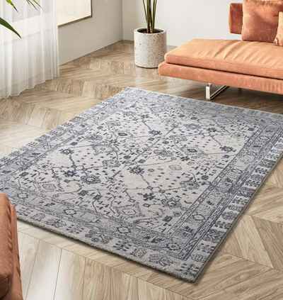 ALFOMBRA CLÁSICA VINTAGE 16803 AZUL ALFOMBRA CLÁSICA VINTAGE 16803 AZUL