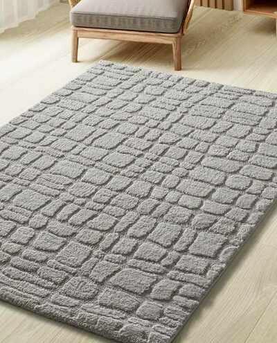 ALFOMBRA NÓRDICA EN RELIEVE 13 GRIS ALFOMBRA NÓRDICA EN RELIEVE 13 GRIS