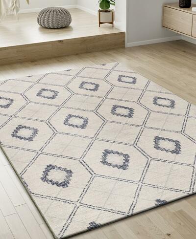 ALFOMBRA GEOMÉTRICA 16806 AZUL ALFOMBRA GEOMÉTRICA 16806 AZUL