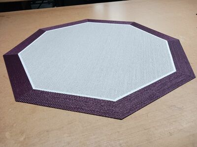 ALFOMBRA DE PVC OCTOGONAL ACABADO LÍNEA ALFOMBRA DE PVC OCTOGONAL ACABADO LÍNEA