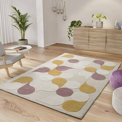 ALFOMBRA MODERNA 25411 MULTICOLOR ALFOMBRA MODERNA 25411 MULTICOLOR