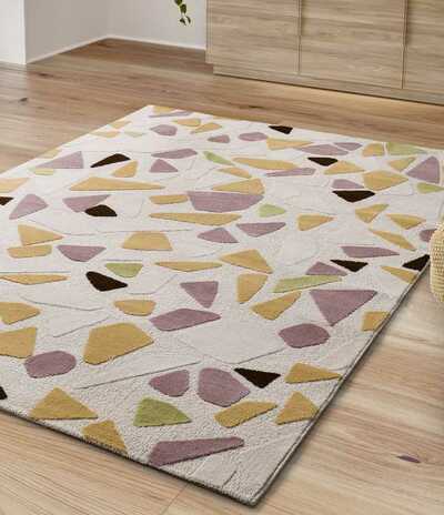 ALFOMBRA MODERNA 25418 MULTICOLOR