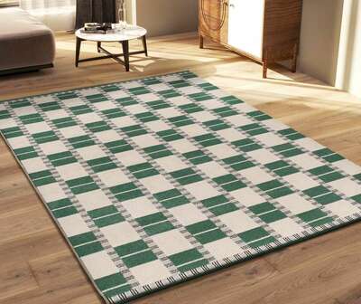 ALFOMBRA GEOMÉTRICA 13016 VERDE ALFOMBRA GEOMÉTRICA 13016 VERDE