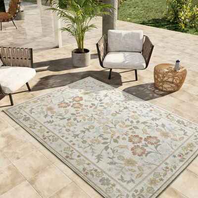 ALFOMBRA PARA EXTERIOR FLORAL 54587 MULTICOLOR ALFOMBRA PARA EXTERIOR FLORAL 54587 MULTICOLOR