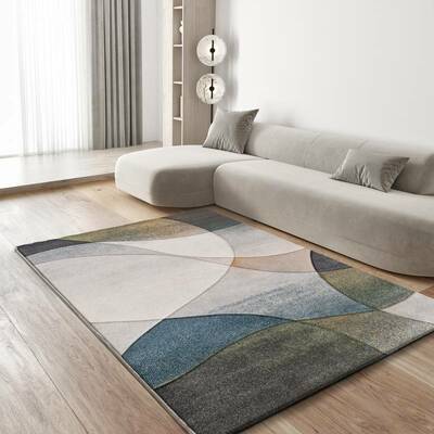 ALFOMBRA ABSTRACTA 40377 GRIS