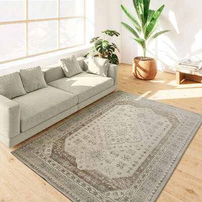 ALFOMBRA DE EXTERIOR EFECTO DESGASTADO LUA 3111 GRIS CALDERA