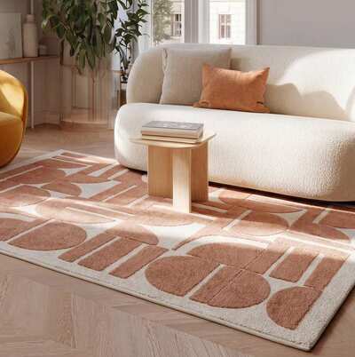 ALFOMBRA GEOMÉTRICA CON RELIEVE 2438 CALDERA ALFOMBRA GEOMÉTRICA CON RELIEVE 2438 CALDERA