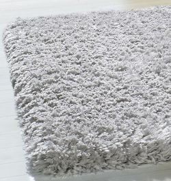 ALFOMBRA DE PELO LARGO FLOKI PLATA